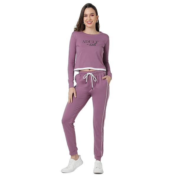 Image of Campus Sutra Women Solid Stylish Casual Co-Ord Set