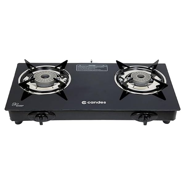 Image of Candes Gas Stove 2 Burners with Premium Gas Saver Tornado Burners