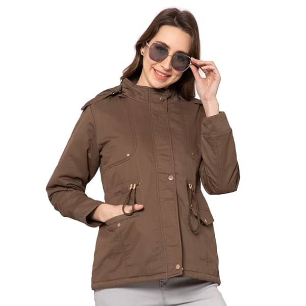 Image of Cantabil Mouse Winter Wear Jacket Full Sleeve for Women l Jacket for Women