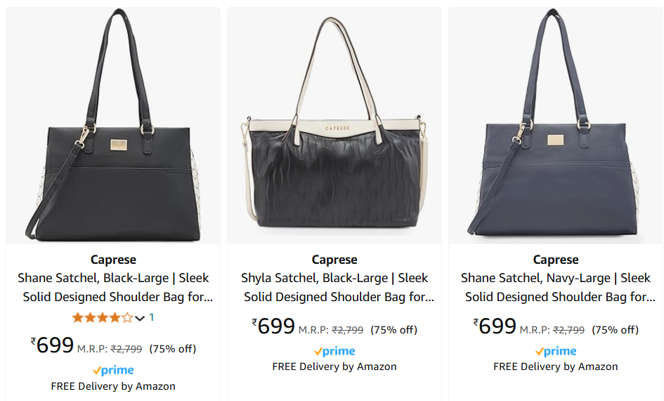 Image of Caprese Handbags starting at ₹699