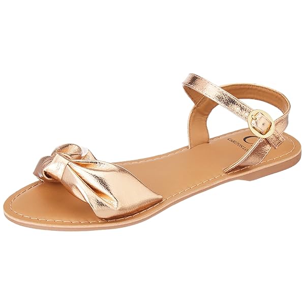 Image of Carlton London Womens Cll-7402-a Flat Sandal