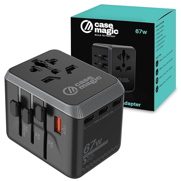 Image of Case-Magic Universal Plug Travel Adapter 67W 