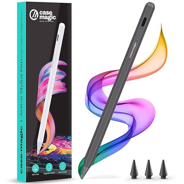 Image of Case-Magic iPad Pencil Active Stylus Pen with Palm Rejection