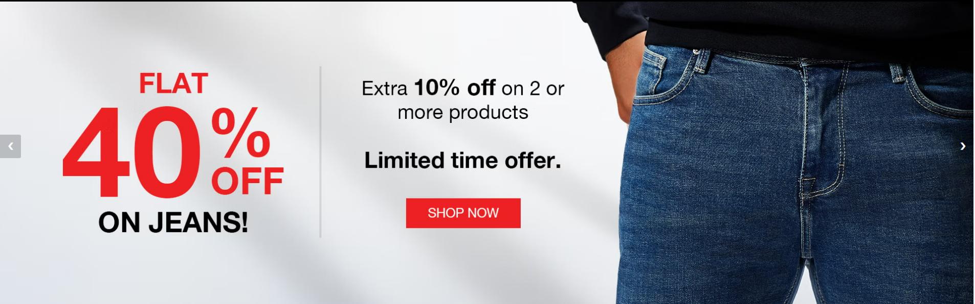 Image of Celio Offer: Buy 2 or more jeans and save Extra 10% Discount