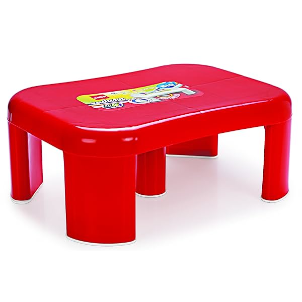 Image of Cello Endura Tuff Plastic Seat Stool, Small, Red