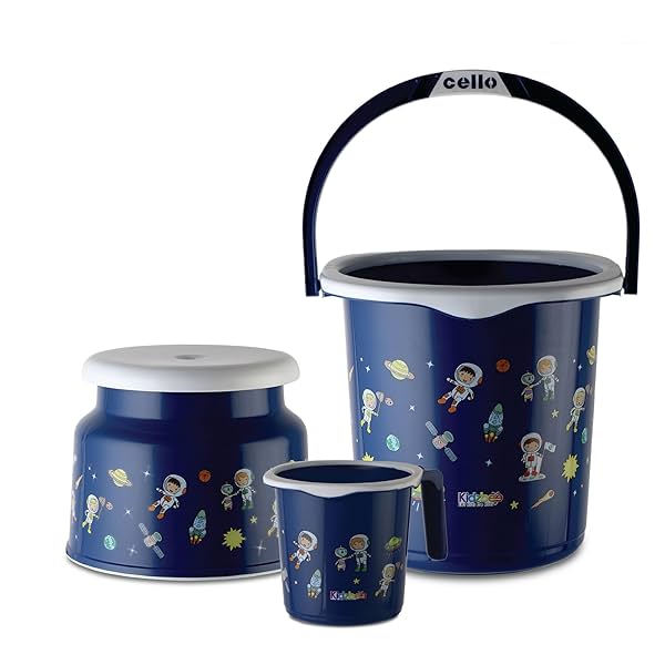 Image of Cello Kidzbee Cosmic Explorer Splash Bathroom Set