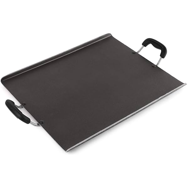 Image of Cello Non Stick Square Patri Tawa Aluminium Hammertone 