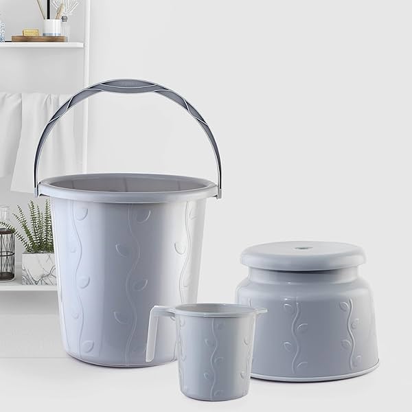 Image of Cello Petal Bathroom Set Of 3