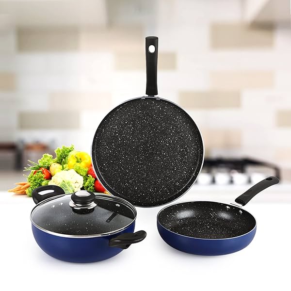 Image of Cello Regal 3 Piece Cookware Set