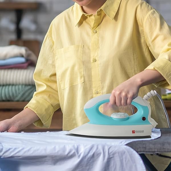 Image of Cello ‎Trio Dry Iron with Golden Dupont Non-Stick Soleplate, Upright Stability, 360° Swivel Cord,