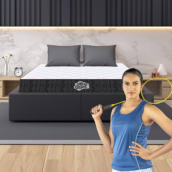 Image of Centuary Mattresses Sleepables 8-Inch Single Size Hybrid Zero Partner Disturbance Copper Gel 