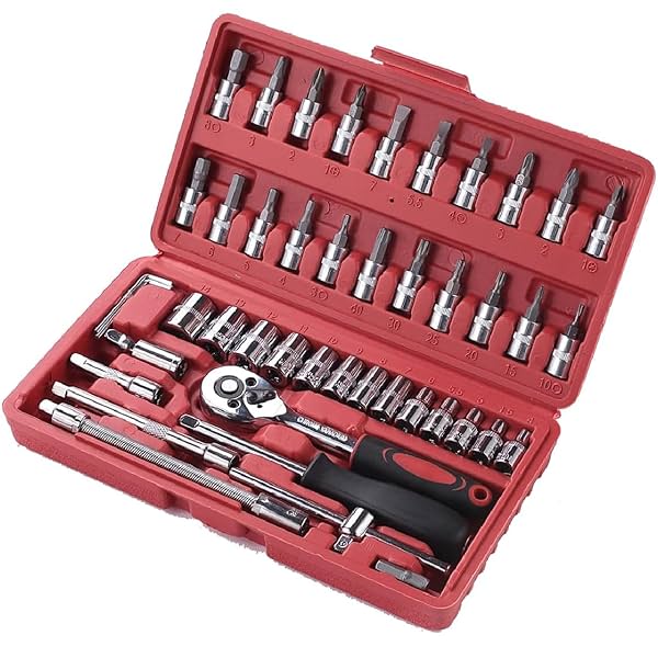 Image of Cheston 46-in-1 Socket Set Multi Purpose Tool Kit