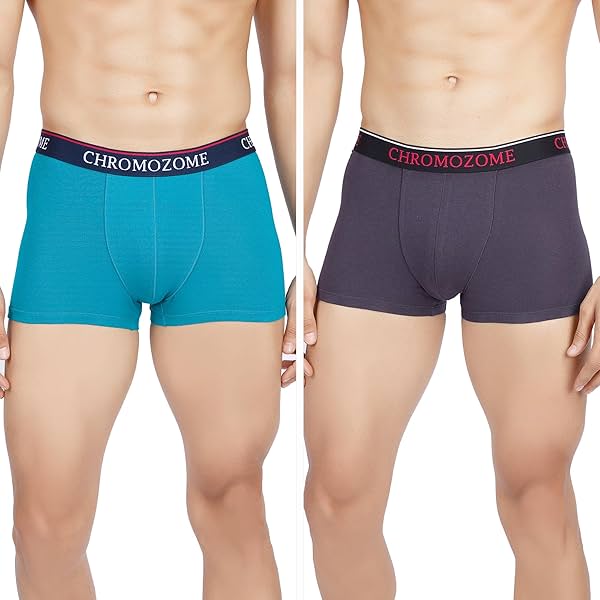 Image of Chromozome Cotton-Stretch Trunks (Pack of 2)