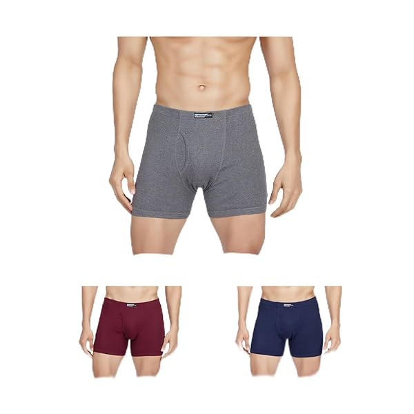 Image of Chromozome Mens Cotton Rib Trunks (Pack of 3)