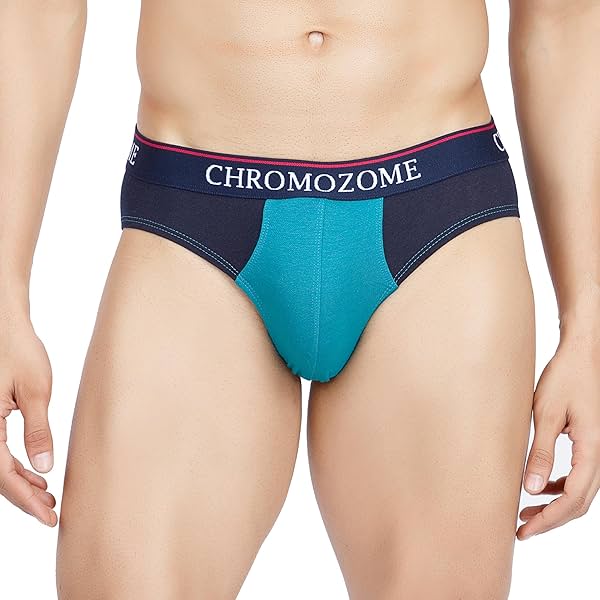 Image of Chromozome Mens Cotton-Stretch Briefs (Pack of 2)