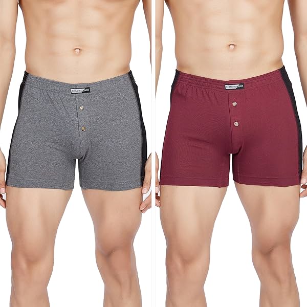 Image of Chromozome Mens Cotton Trunks (Pack of 2)