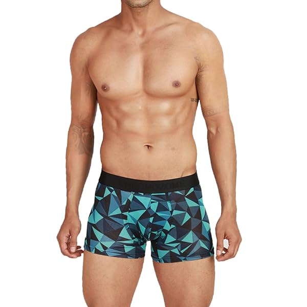 Image of Chromozome Mens Modal-Stretch Printed Trunk