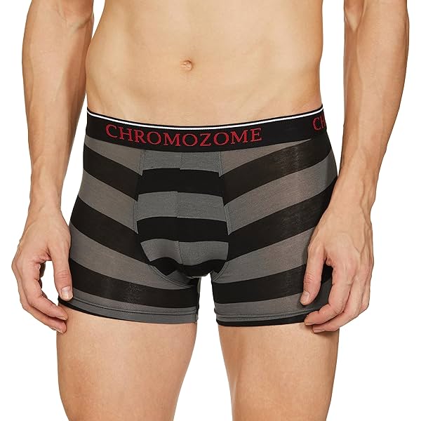 Image of Chromozome Mens Modal-Stretch Striper Trunk