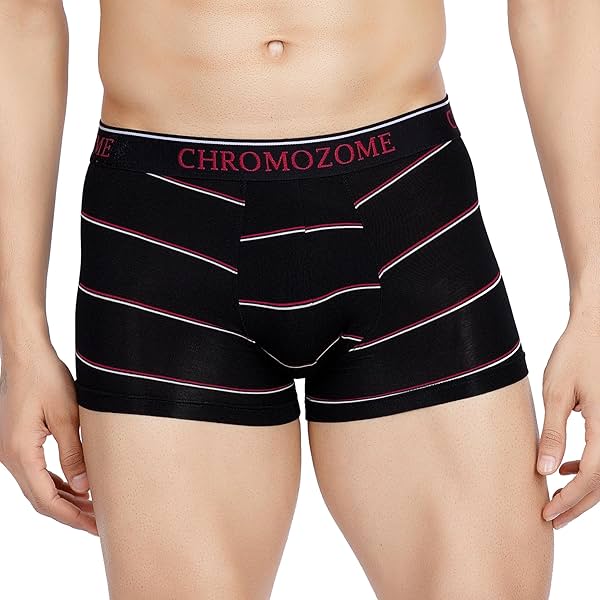 Image of Chromozome Modal-Stretch Striper Trunks (Pack of 2)