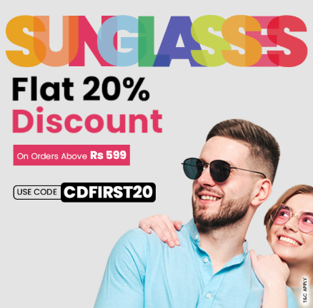 Image of Clear Dekho Coupon : Flat 20% off on Minimum Purchase of ₹599 or more 