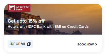 Image of Cleartrip Hotel Coupon: Upto 15% off Hotels With IDFC Bank CC