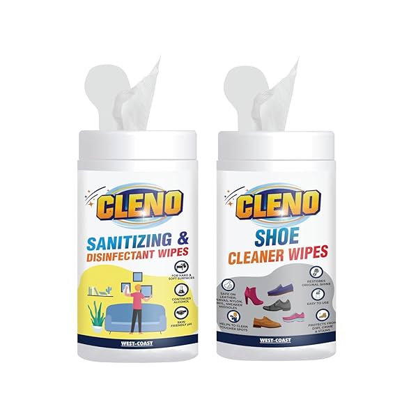 Image of Cleno Sanitizing Disinfectant Wet Wipes 50