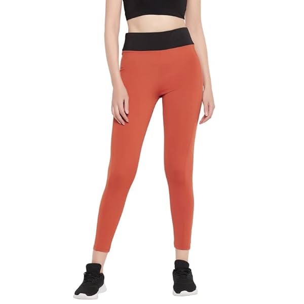 Image of Clovia Women Yoga Slim Fit Pants