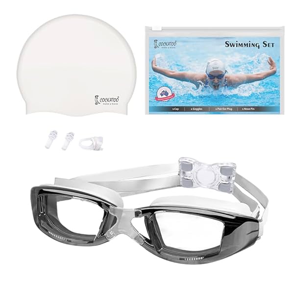 Image of Cockatoo Basic Swimming Set for Adults, Swimming Set with Goggles