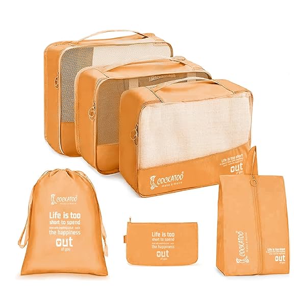 Image of Cockatoo Trek-Trove 6 Pc Travel Storage Bag 