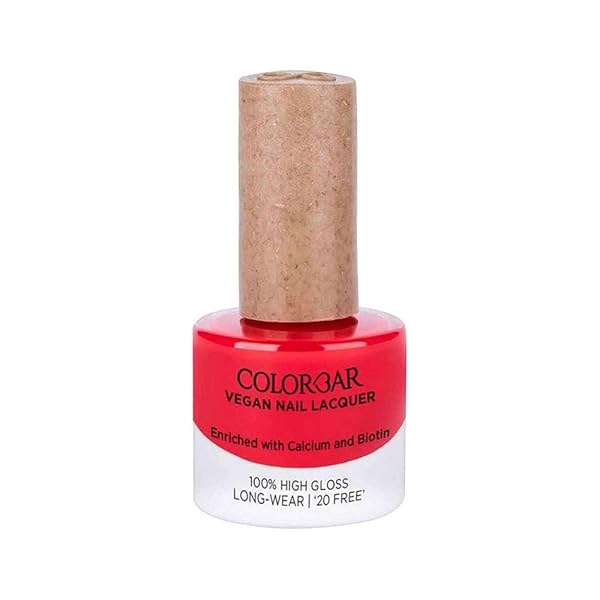 Image of Colorbar Vegan Nail Lacquer - Red Romance, 8ml