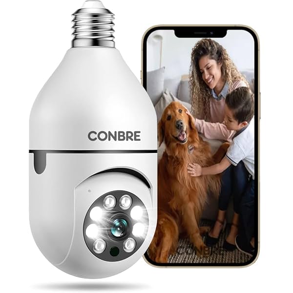 Image of Conbre LightXR 2MP Full HD Indoor Wireless WiFi CCTV Security Camera