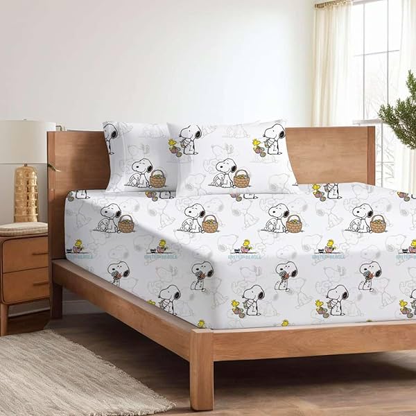 Image of Cottington Lane printed double bedsheet with 2 pillow covers, microfiber, 90 x 100 inches.