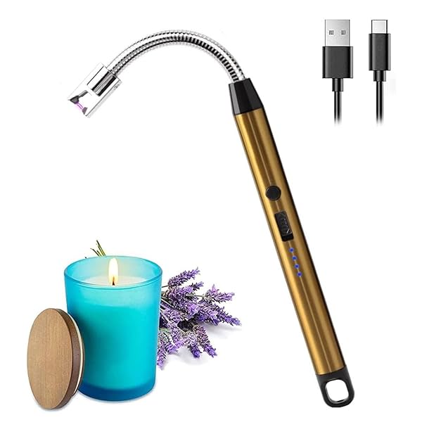 Image of Crasts Lighter Upgraded Candle Lighter Camping Lighter Grill Lighter USB Lighter Plasma Arc 