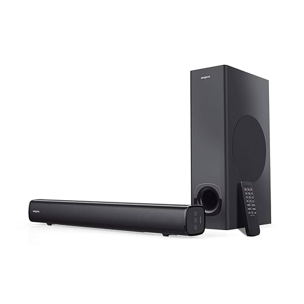 Image of Creative Stage 2.1 Channel 160W Under-Monitor Soundbar with Subwoofer for TV Computers