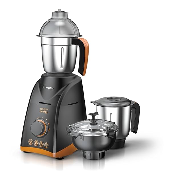 Image of Crompton Boltmix Cool 750 W Mixer grinder with 3 Jars 