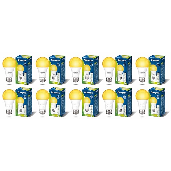 Image of Crompton Dyna Ray 12W Round E27 LED Warm White Pack of 10