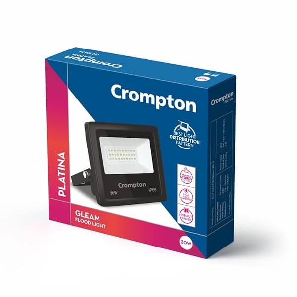 Image of Crompton Gleam 30 Watt Outdoor Waterproof LED Flood Light