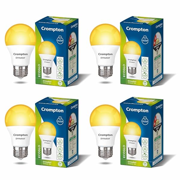 Image of Crompton LED Bulb 9W Warm White Pack of 4