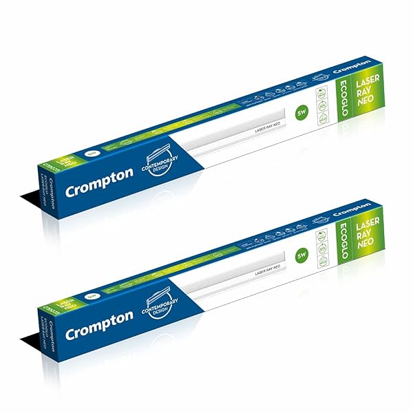 Image of Crompton Laser Ray Neo 1 Feet 5W LED Batten | Pack of 2