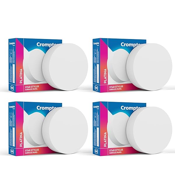 Image of Crompton Star Stylus Surface Mounted Downlighter 6W Round Cool White (Pack of 4)