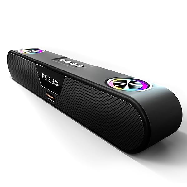 Image of CrossBeats Blaze B24 24W Bluetooth Soundbar with RGB Lights