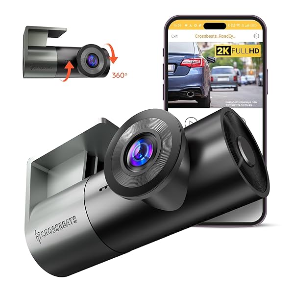 Image of Crossbeats RoadEye Neo Dash Camera for Car