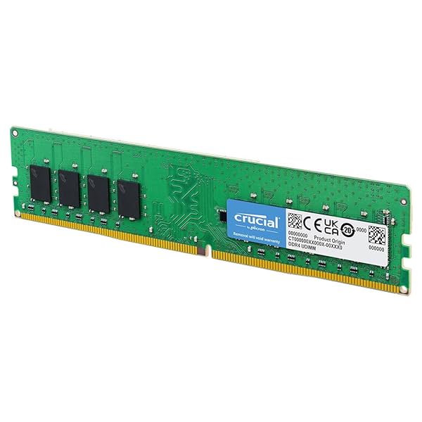 Image of Crucial 8GB DDR4 3200MHz Desktop Memory (CL22) - Green