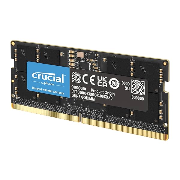 Image of Crucial RAM 16GB DDR5 4800MHz CL40 Laptop Memory 