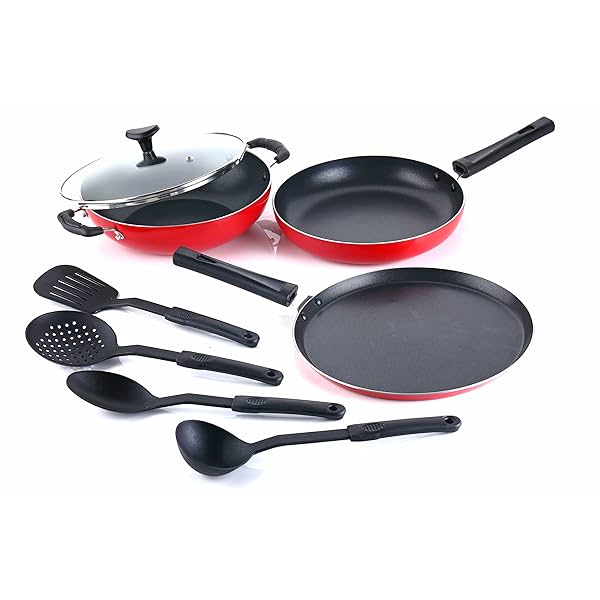 Image of Crystal Classic Series 8-pc Non-Stick Cookware Set