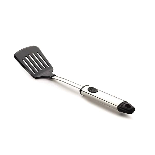 Image of Crystal Nylon Slotted Tapered Spatula 