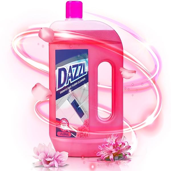 Image of DABUR Dazzl Disinfectant Surface & Floor Cleaner Liquid, Floral Fragrance- 2 Litre |