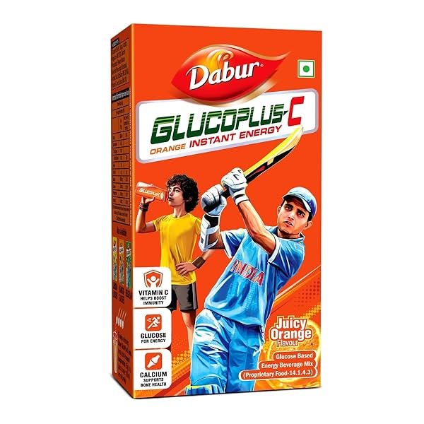 Image of DABUR Glucoplus-C Instant Powder Energy Glucose (Orange Flavour) - 1Kg