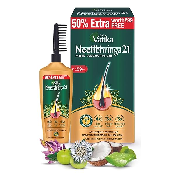 Image of DABUR Vatika Neelibhringa 21 Hair Growth Oil