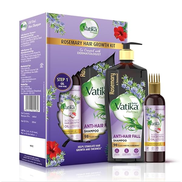 Image of DABUR Vatika Rosemary Anti-Hair Fall Shampoo PO2 1Gm